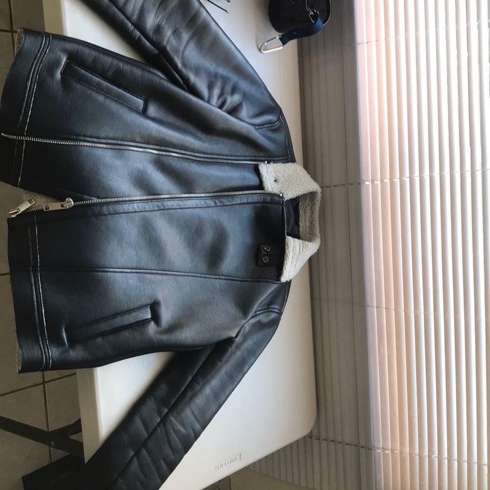 Armani Exchange Faux leather jacket M